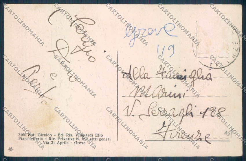 Firenze Greve in Chianti cartolina ZB4848 – retro