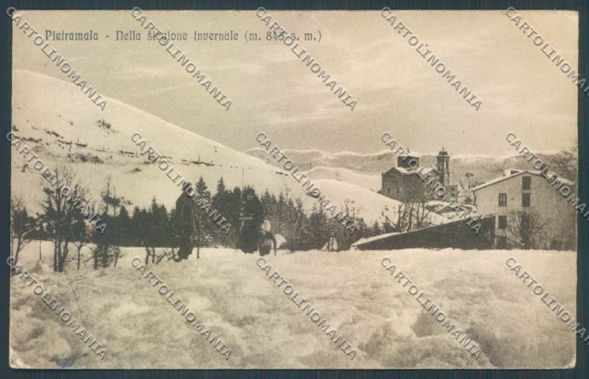 Firenze Pietramala Firenzuola Nevicata cartolina ZB4863 – fronte