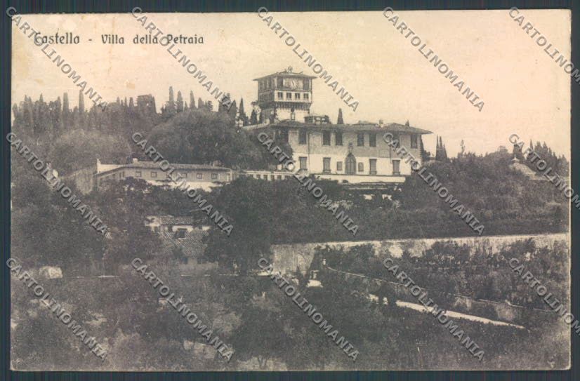 Firenze Città Villa della Petraia Castello PIEGHE cartolina ZB4953 – fronte