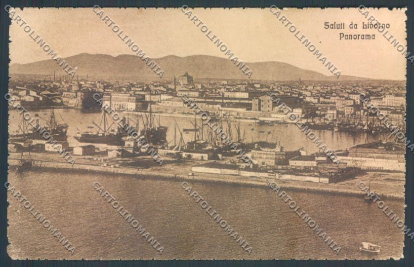 Livorno Città PIEGHINA cartolina ZB4975 – fronte