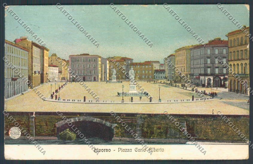 Livorno Città Alterocca 6002 SCOLLATA cartolina ZB4981 – fronte