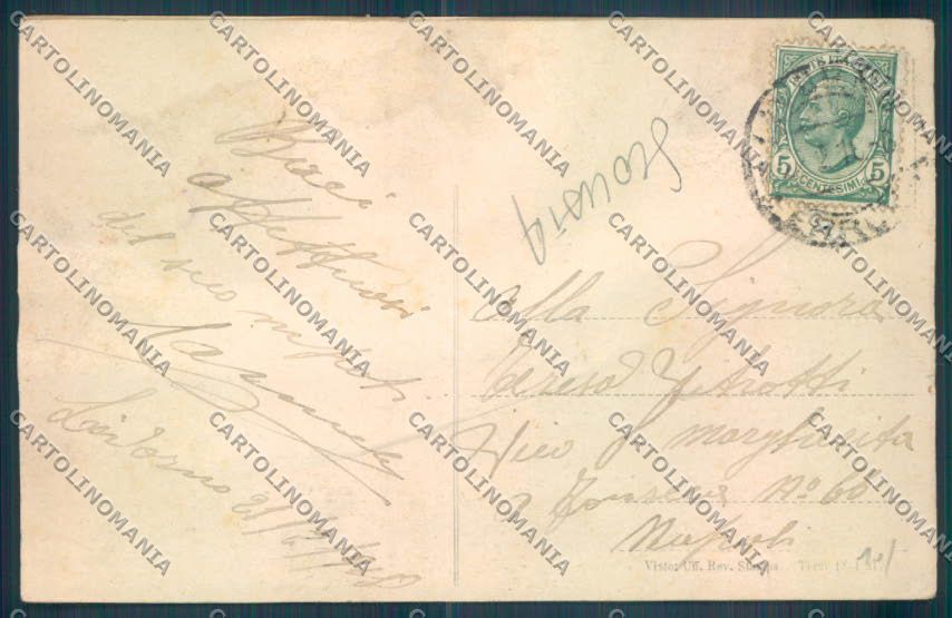 Livorno Città Alterocca 6002 SCOLLATA cartolina ZB4981 – retro