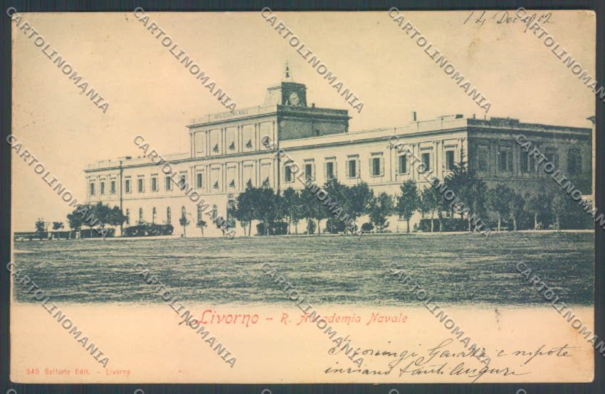 Livorno Città Accademia Navale cartolina ZB4982 – fronte