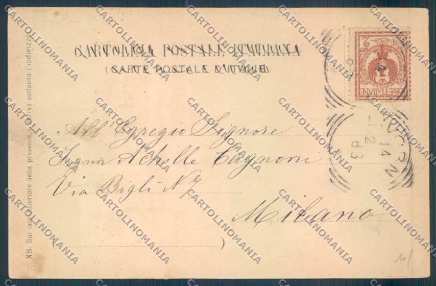 Livorno Città Accademia Navale cartolina ZB4982 – retro