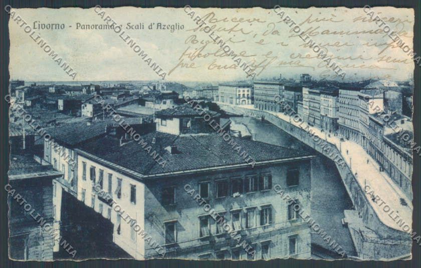 Livorno Città PIEGHINE cartolina ZB4990 – fronte