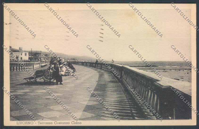 Livorno Città ABRASA cartolina ZB5014 – fronte