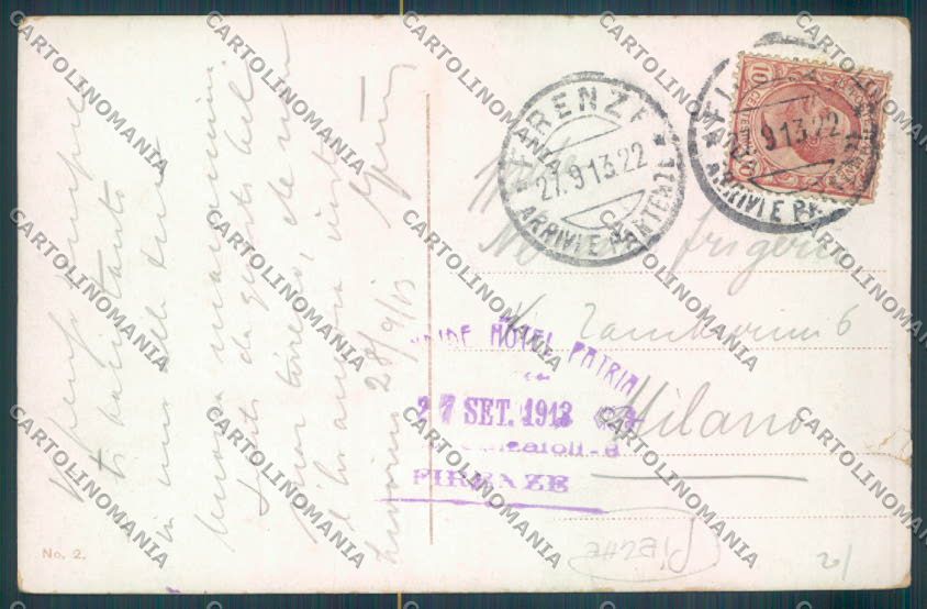 Livorno Città PIEGHE cartolina ZB5028 – retro