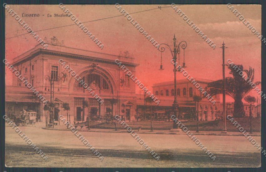 Livorno Città Stazione cartolina ZB5033 – fronte