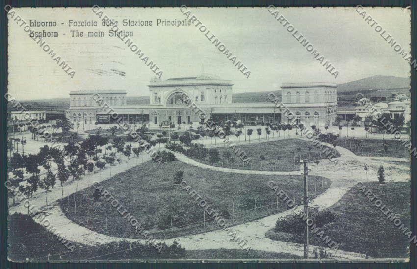 Livorno Città Stazione cartolina ZB5034 – fronte