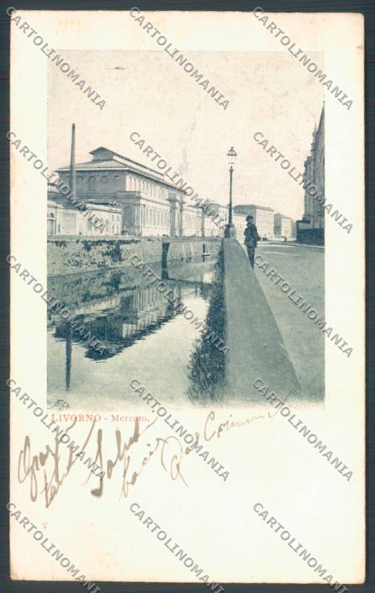 Livorno Città Mercato cartolina ZB5036 – fronte
