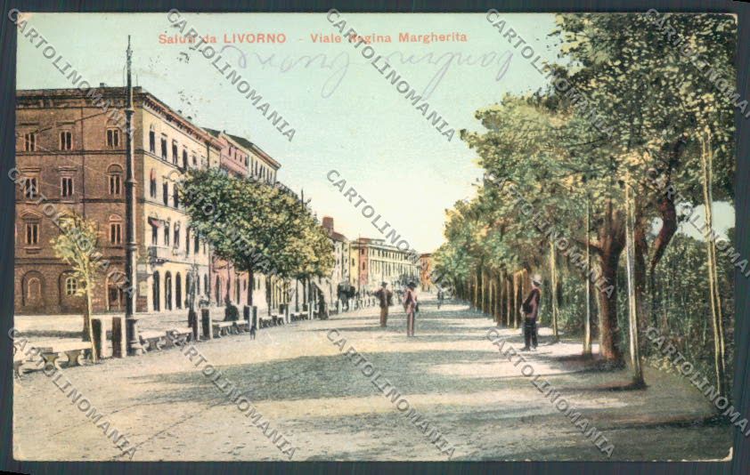 Livorno Città PIEGA cartolina ZB5056 – fronte