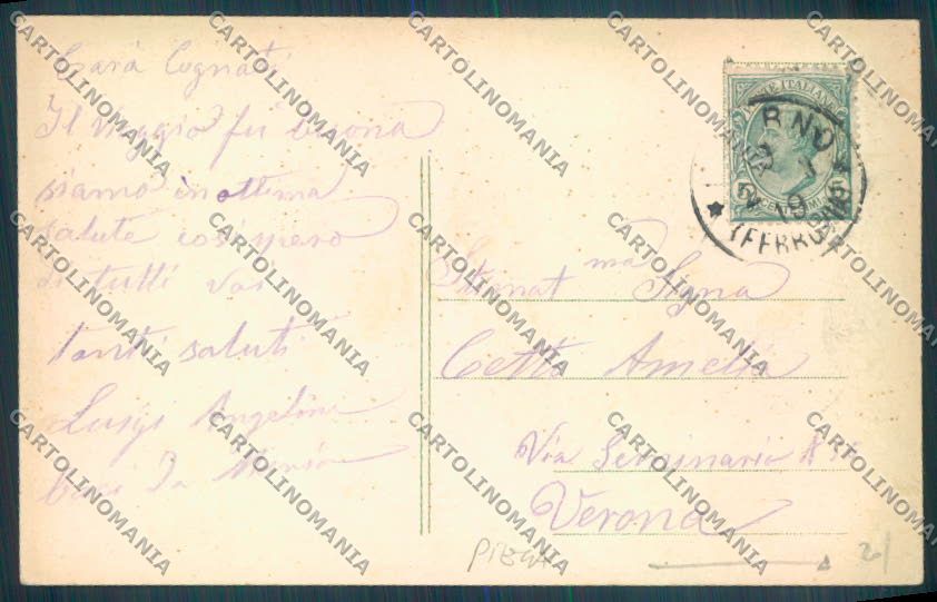 Livorno Città PIEGA cartolina ZB5056 – retro