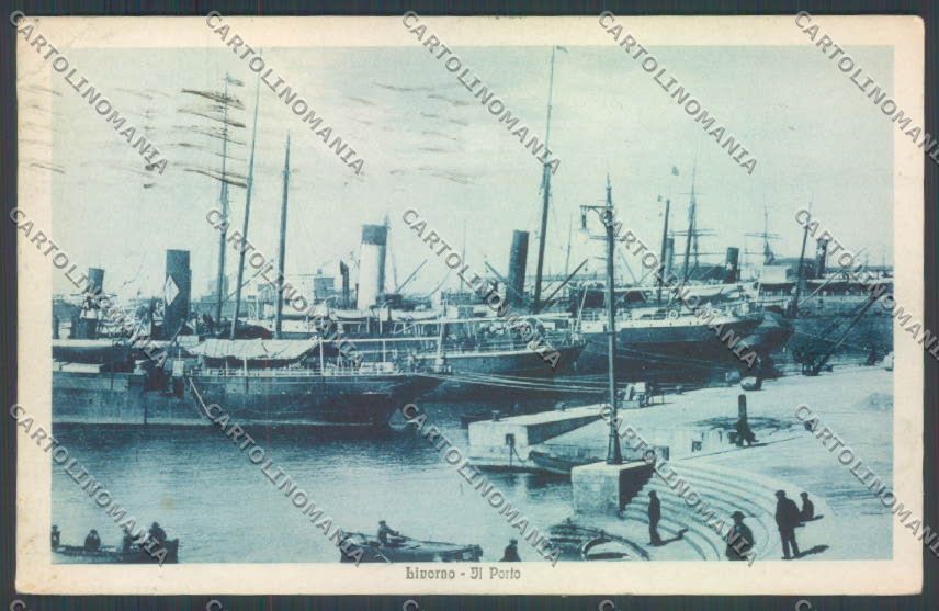 Livorno Città Nave PIEGA cartolina ZB5064 – fronte
