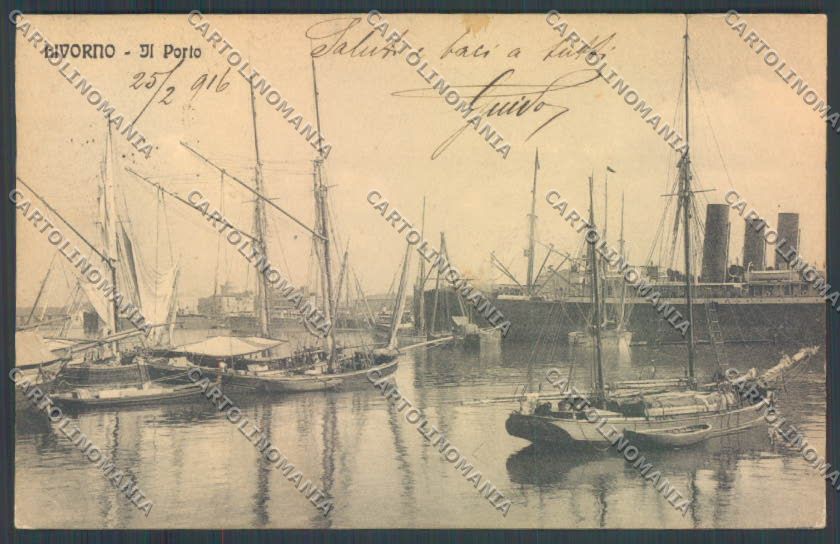 Livorno Città Nave cartolina ZB5065 – fronte