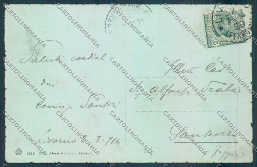 Livorno Città cartolina ZB5066 – retro