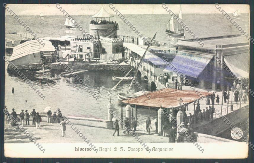 Livorno Città Alterocca 6008 MACCHIE cartolina ZB5067 – fronte
