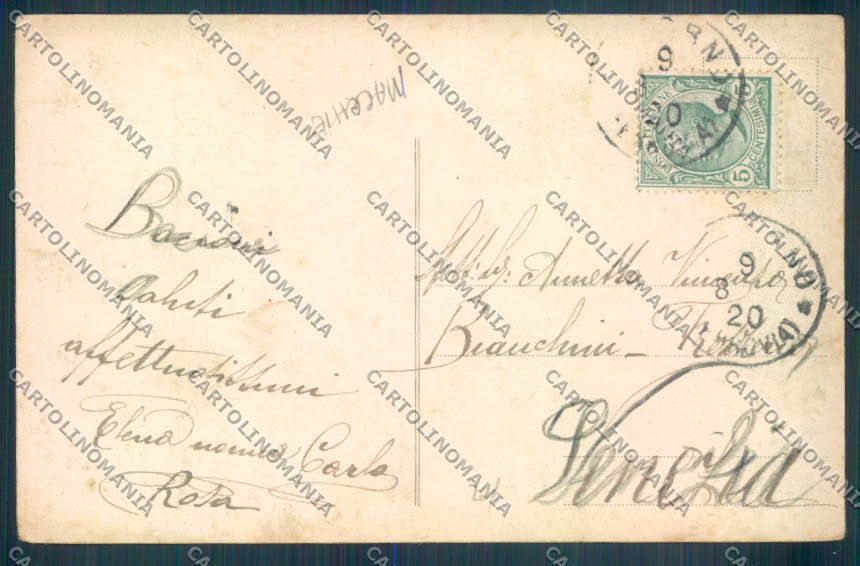 Livorno Città Alterocca 6008 MACCHIE cartolina ZB5067 – retro