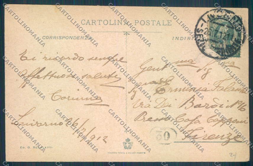 Livorno Città Nave cartolina ZB5069 – retro