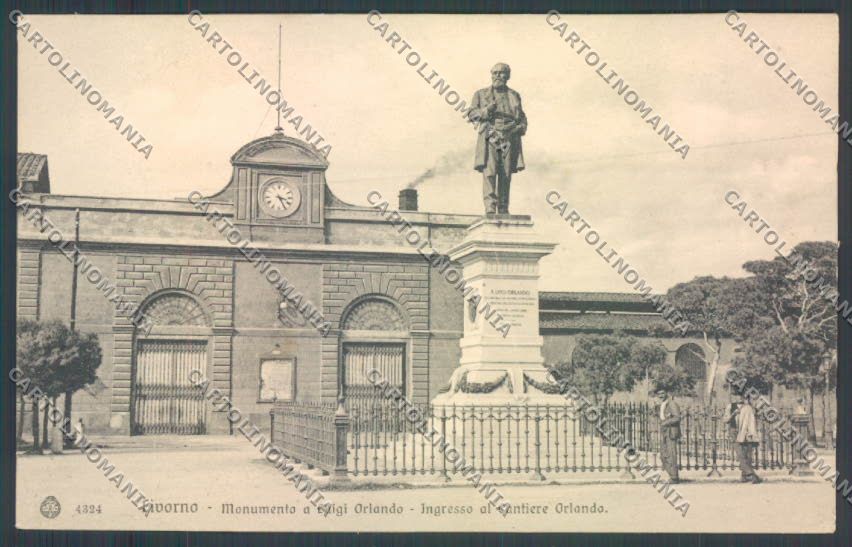 Livorno Città Luigi Orlando cartolina ZB5071 – fronte