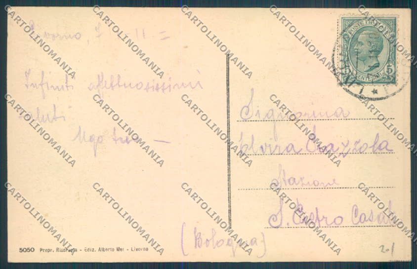 Livorno Città Brin cartolina ZB5074 – retro