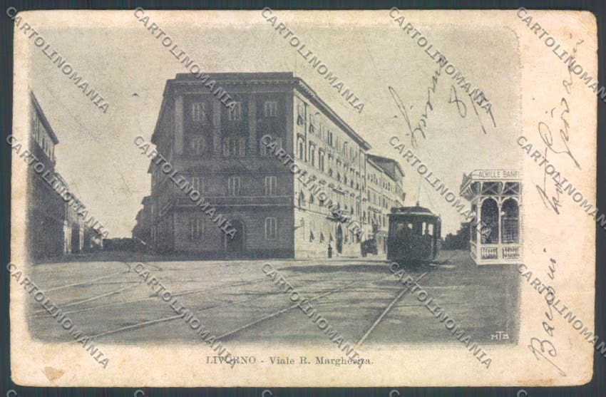 Livorno Città Tram cartolina ZB5080 – fronte