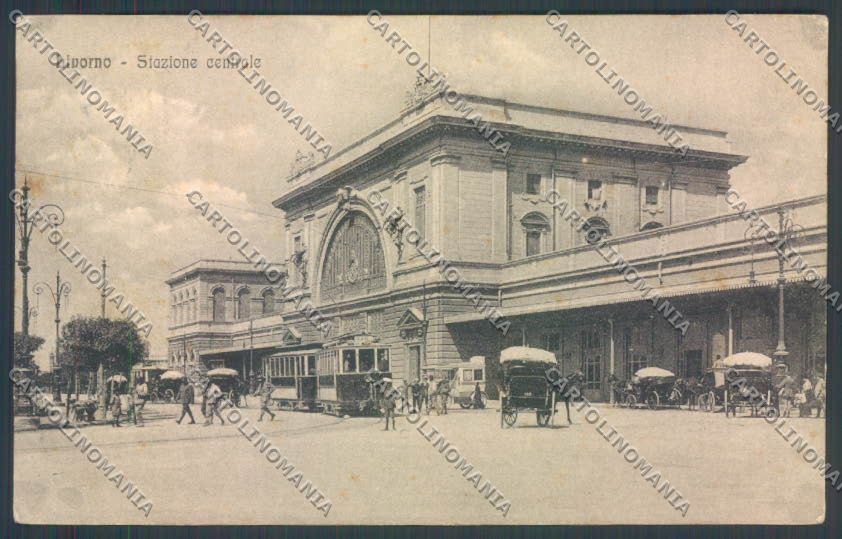 Livorno Città Stazione Centrale cartolina ZB5083 – fronte