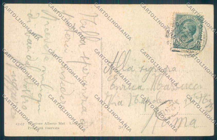 Livorno Città Stazione Centrale cartolina ZB5083 – retro