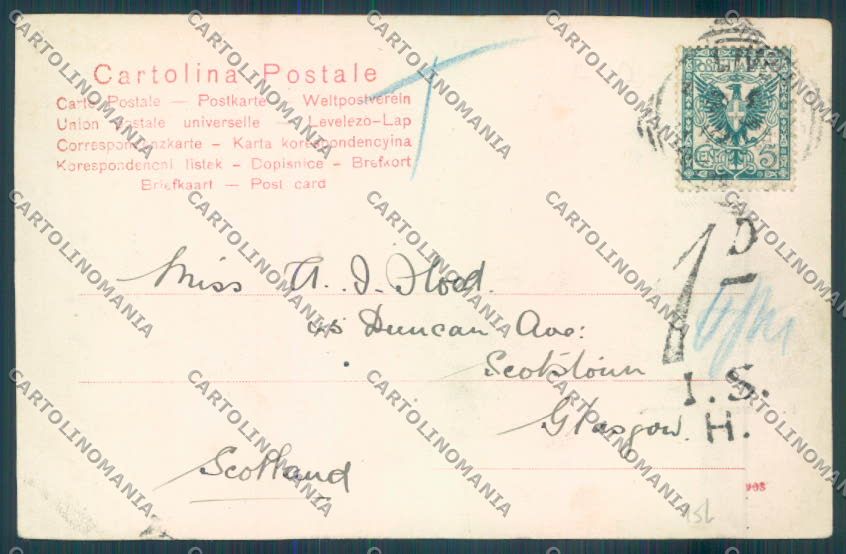 Livorno Antignano cartolina ZB5104 – retro