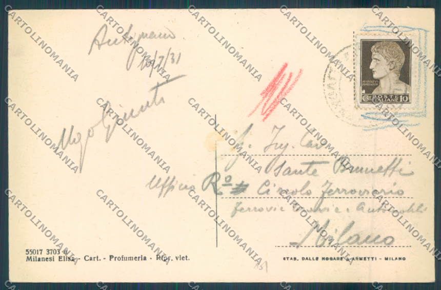 Livorno Antignano cartolina ZB5117 – retro