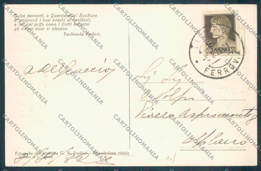 Livorno Quercianella Sonnino cartolina ZB5135 – retro