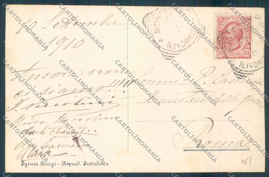 Livorno Montenero Saluti da cartolina ZB5151 – retro