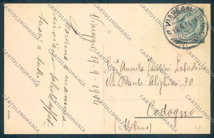 Lucca Viareggio cartolina ZB5211 – retro