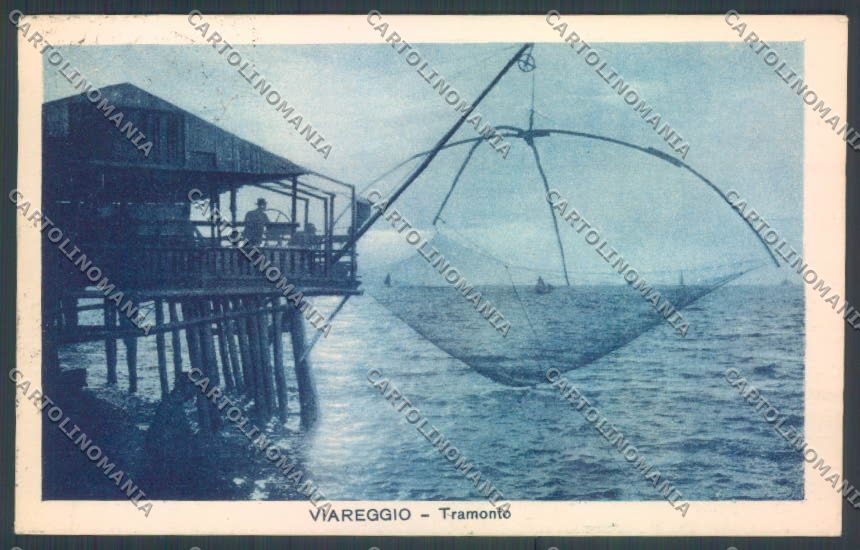 Lucca Viareggio PIEGA cartolina ZB5212 – fronte