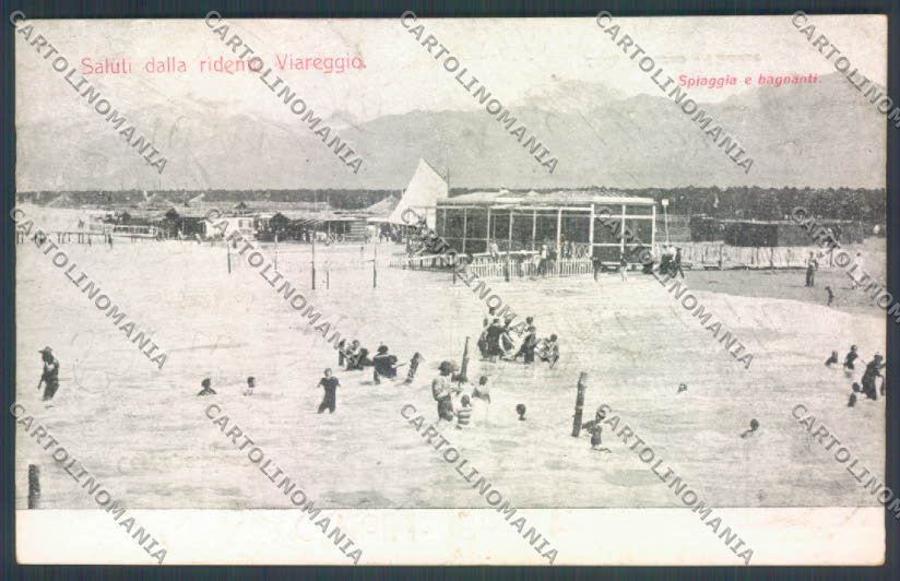 Lucca Viareggio PIEGA cartolina ZB5219 – fronte