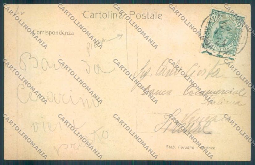 Lucca Viareggio PIEGA cartolina ZB5219 – retro