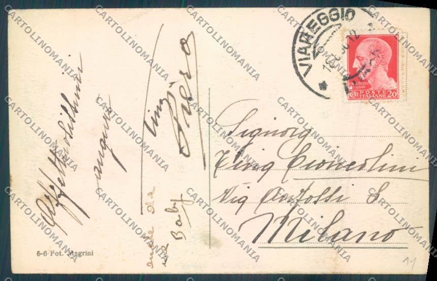 Lucca Viareggio cartolina ZB5221 – retro