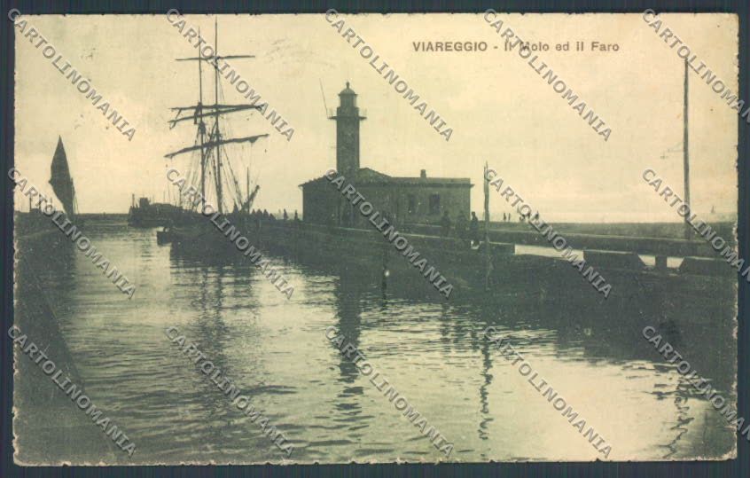 Lucca Viareggio Faro cartolina ZB5225 – fronte