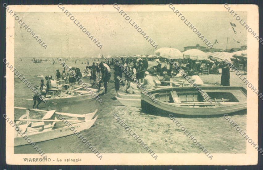 Lucca Viareggio PIEGHINE cartolina ZB5230 – fronte
