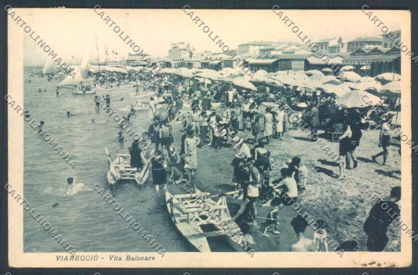 Lucca Viareggio PIEGHINE cartolina ZB5232 – fronte