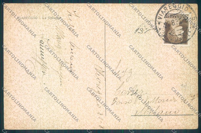 Lucca Viareggio cartolina ZB5236 – retro