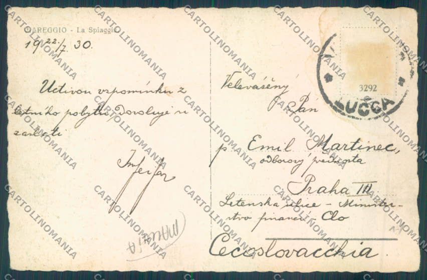 Lucca Viareggio MACCHIA cartolina ZB5251 – retro