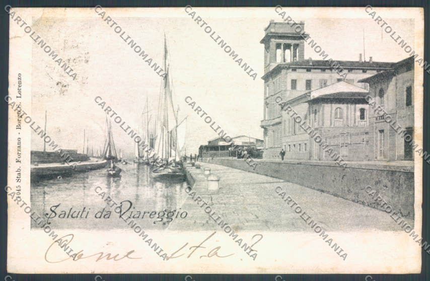 Lucca Viareggio PIEGA cartolina ZB5261 – fronte