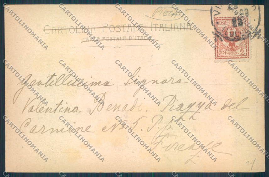 Lucca Viareggio PIEGA cartolina ZB5261 – retro