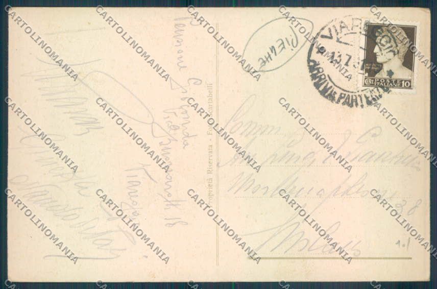 Lucca Viareggio PIEGHE cartolina ZB5265 – retro