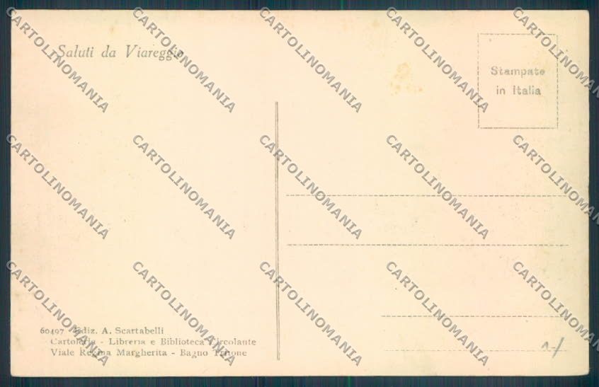 Lucca Viareggio cartolina ZB5269 – retro
