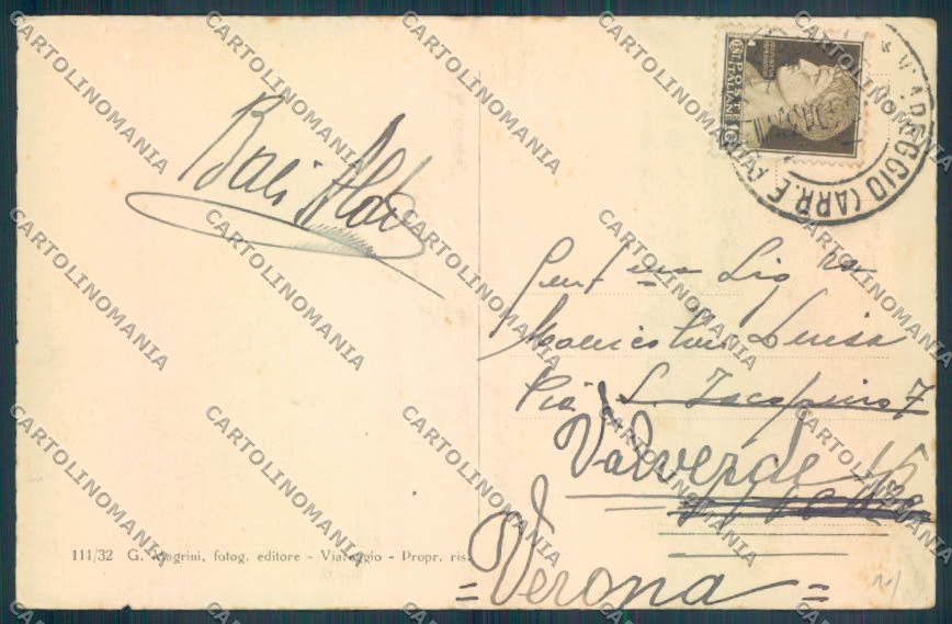 Lucca Viareggio cartolina ZB5271 – retro