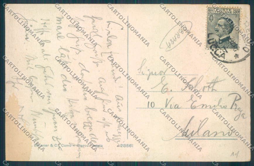 Lucca Viareggio ABRASA cartolina ZB5274 – retro
