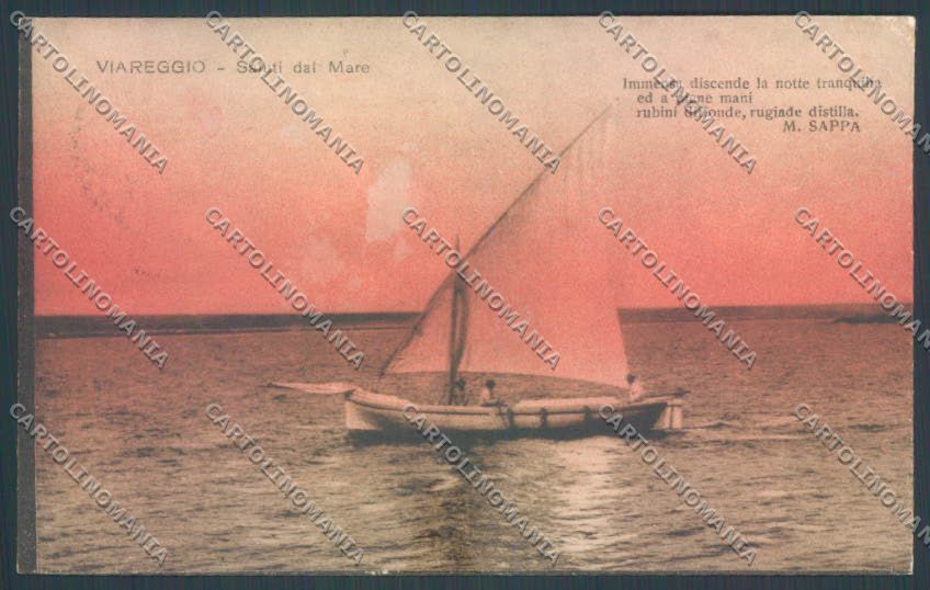 Lucca Viareggio Mario Sappa cartolina ZB5275 – fronte