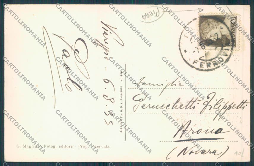 Lucca Viareggio PIEGA cartolina ZB5276 – retro