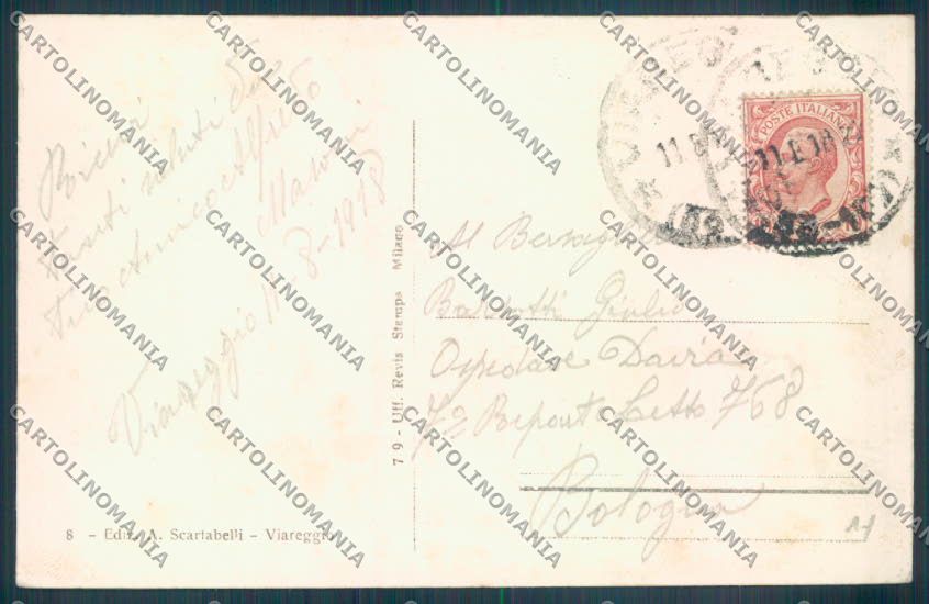 Lucca Viareggio cartolina ZB5278 – retro